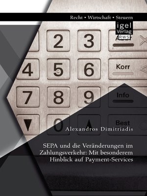 cover image of SEPA und die Veränderungen im Zahlungsverkehr